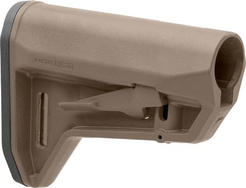Magpul AR15/M4 MOE SL-M Drop-in Replacement Carbine Stock, Fits Mil-Spec Buffer Tubes, FDE (MAG1242-FDE)