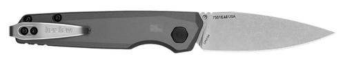 Kershaw Launch 18 Spear Point Automatic Knife w/Gray Anodized w/Black Oxide Hardware Handle (7551)