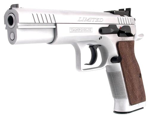 EAA Defiant Limited Pro Pistol TFLIMPRO9, 9mm Luger, 4.80in, Serrated Slide & Brown Polymer Grips, Hard Chrome Finish, 19 Rds