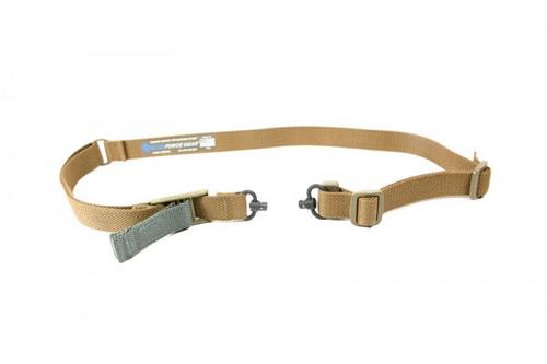 Blue Force Gear Vickers 221 Sling w/Red Swivel, Coyote Brown (VCAS2TO1RED125AABK)
