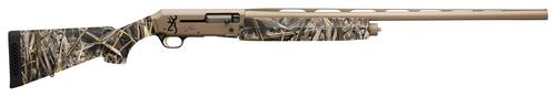 Browning Silver Field Camo FDE Semi-Auto Shotgun 011434205, 12 Gauge, 26", 3.5" Chmbr, Realtree Max-7 Camo Stock, 4 Rds