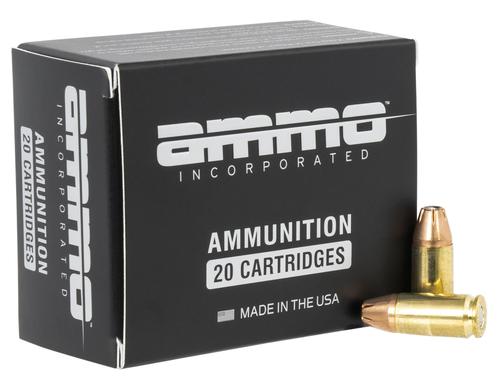 Ammo Inc Signature Pistol Ammunition 9124JHPA20, 9mm Luger, JHP, 124 gr, 1017 fps, 20 Rd/Bx