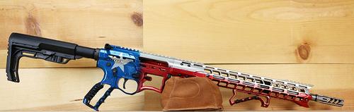 Watchtower Firearms BDRX-15 Lone Star Rifle BDRX15-556-16-LS, 5.56 NATO, 16", Texas Flag Finish, 15" X7M Handguard, 30 Rnd