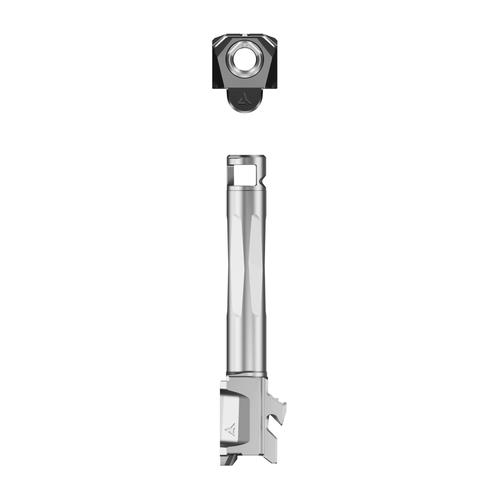 RADIAN Weapons Afterburner + Ramjet Barrel / Compensator For Ruger RXM, 4", Black/Gray DLC Finish