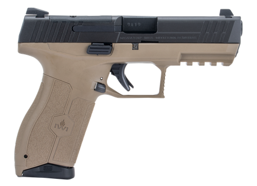 IWI MASADA Optic Ready Optic Ready Pistol M9ORP10FD, 9mm Luger, 4.10in, FDE w/Interchangeable Backstrap, Flat Dark Earth Finish, 10 Rds