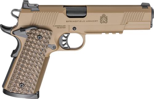 Springfield 1911 TRP Pistol PC9125LRCB , 45 ACP, 5", VZ Hydra G10 Grips, Coyote Brown Cerakote Finish, 8 Rds