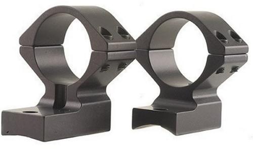 Talley 940700 Black Anodized 1 in Medium Rings/Base Set For Remington Model 700