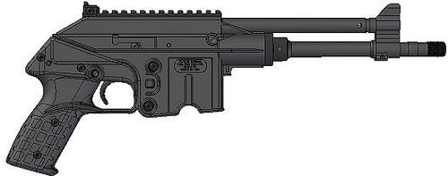 Kel-Tec PLR-16 Long Range Pistol PLR16, 223 Remington, 9.2", Polymer Grip, Blue Finish, 10 Rd