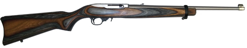Ruger 10/22 Standard Rifle 1273, 22 Long Rifle, 18.5 in, Laminate Stock, Stainless Finish, 10 Rd