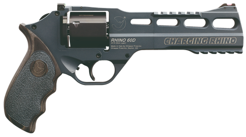 Chiappa 60DS Gen II 340314, 9mm Revolver, 6", Black/Gray Laminate Grips, Slate Cerekote, 6 Rds