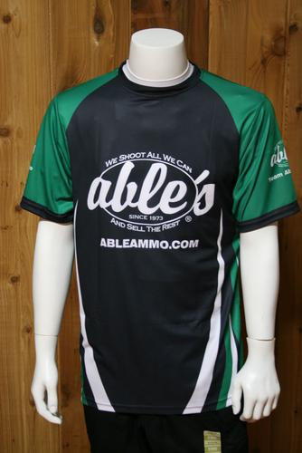 Team Able Ammo Short Sleeve Jersey Green/Black/White Youth Medium