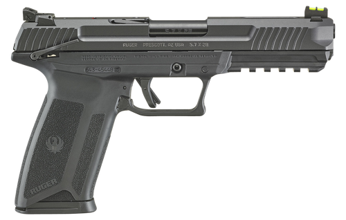 Ruger Ruger-57 Pistol 16401, 5.7x28mm, 4.94"", Black Polymer Grips, 20 Rds