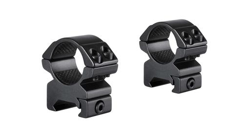 Hawke Match Scope Rings, 1", Medium, Matte Black