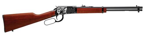 Rossi Rio Bravo Rifle RL22181WD-EN22, 22LR, 18", Hardwood Stock, American Eagle/Flag Receiver, 15 Rds