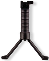 Grip Pod Quick Detach Military Model Grip/Bipod GPS02CL, Black Polymer, Cam Lever Mount