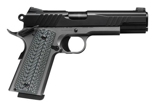 Savage Arms 1911 Government Semi-Auto Pistol 67201, 45 ACP, 5", Black/Dark Gray VZ G10 Grips, Matte Stainless Finish, 8 Rds