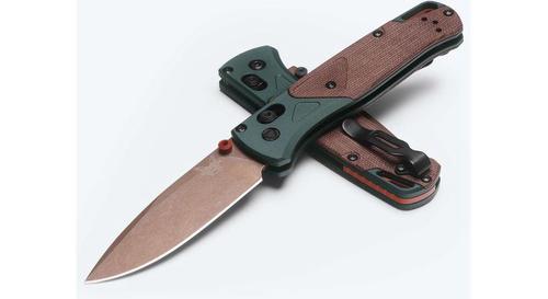 Benchmade Bugout Knife w/Plain Edge Drop Point Blade