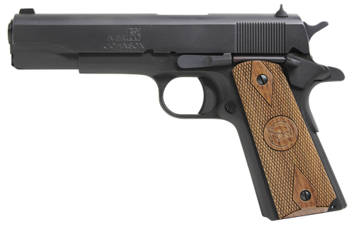 Iver Johnson 1911 A1 Government 70 Series Pistol 1911A19, 9mm Luger, 5", Matte Blued Finish, 9 Rds
