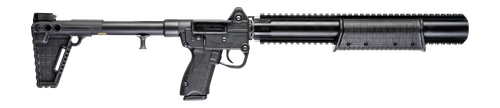Kel-Tec SUB-2000 CQB Semi-Auto Rifle, 9mm, 16.25", Black Synthetic Stock, Black Finish, Integrally Suppressed, 17 Rd