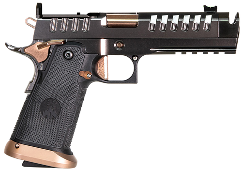 Watchtower Apache DS Optic Ready Pistol APACHE9MM46CPR, 9mm Luger, 4.60in, Black Kelvar/Carbon Fiber, Graphite PVD Finish, 17 Rds