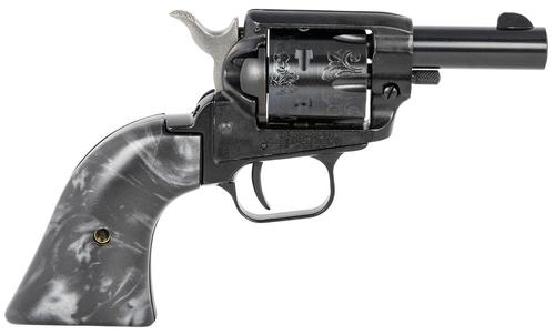 Heritage Barkeep SAO Revolver BK22B2BPSCLS2, 22 LR, 2", Black Pearl Grips, Black Zamak Finish, 6 Rds