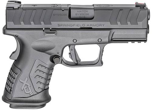 Springfield XD-M Elite Compact OSP Pistol XDME9389CBHCOSP, 9mm, 3.8 in, Polymer Grip, Black Finish, 14 Rd