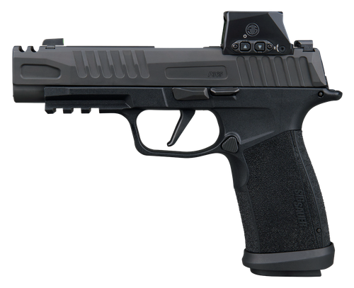 Sigarms P365 Fuse COMP Optic Ready Pistol, 9mm, 3.70in, Interchangeable Backstrap Grips, Black Finish, 17 Rds