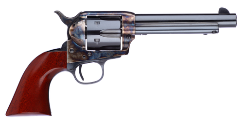 Taylors 1873 Cattleman New Model Revolver 550903DE, 357 Mag, 5.50", Walnut Grips, Color Case Hardened Finish, 6 Rds