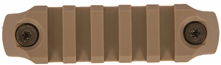 Bravo Company BCM KeyMod Picatinny Nylon Rail Section 3" Flat Dark Earth (BCM-KMR-1913-N3-FDE)