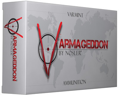 Nosler Varmageddon Rifle Ammunition 65125, 221 Remington Fireball, Flat Base Tipped, 40 GR, 3100 fps, 20 Rd/bx