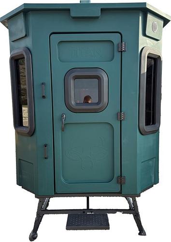 Titan Hunting Blinds The Pro Combo Bow & Rifle Blind w/Skid, Forest Green (TB-PRO-G-S)