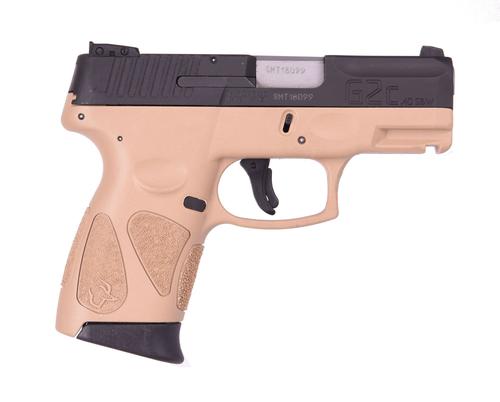 Taurus G2C Pistol 1-G2C4031-10T, 40 S&W, 3.2in, Flat Dark Earth Polymer Grips, 10 Rds