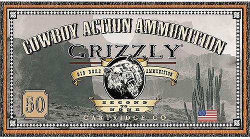 Grizzly Ammunition Cowboy Action Pistol Ammunition GC38SP7, 38 Special, Semi Wad-Cutter, 158  GR, 900  fps, 50 Rd/bx