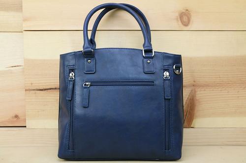 Gun Tote'n Mamas Town Tote Indigo (GTM-51/INDIGO) Fits Small Pistols & Revolvers, Ambidextrous Hand