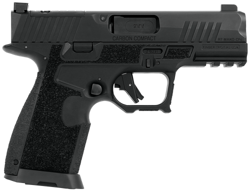 Kimber R7 Mako Carbon Compact w/Optic Optic Ready Pistol 3800016, 9mm Luger, 3.92in, nc 3800016 R7 Mako Carbon Compact OR 9mm 15+1 3.92" FNC Stainless Steel Slide Molded Stippling Interchangeable Modu