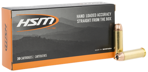 HSM Bear Load Pistol Ammunition 500SW-1-N, 500 S&W, Jacketed Hollow Point XTP, 350 GR, 20 Rd/box