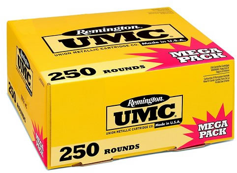 Remington UMC Handgun Ammunition Mega Pack L38S11A, 38 Special, Metal Case (MC), 130 GR, 790 fps, 250 Rd/b