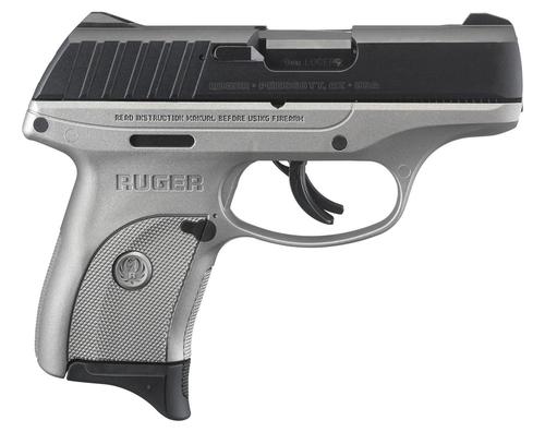 Ruger EC9S Pistol 3290, 9mm Luger, 3.12", Gray Polymer Grips, 7 Rds