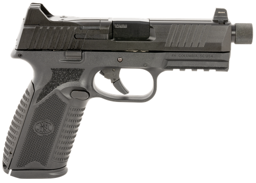 FN Herstal 510 Tactical Optic Ready Pistol 66101377, 10mm Auto, 4.71in, Black Interchangeable Backstrap, Black Finish, 10 Rds