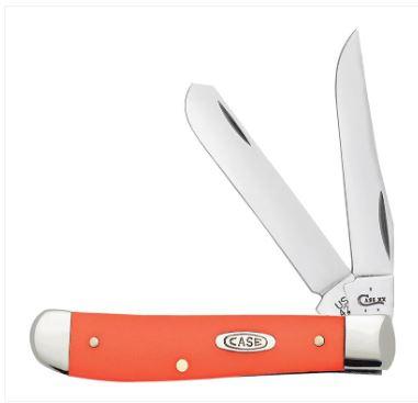 Case Knife Orange Synthetic Mini Trapper (80505)