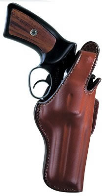 Bianchi Thumbsnap Holster w/Suede Lining, Model, For S&W 34 Kit Gun 4 in .