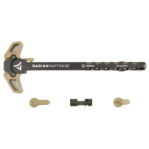 RADIAN Weapons Raptor SD Charging Handle & Talon 45/90 Ambi Safety Combo, 5.56MM FDE