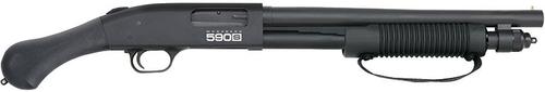Mossberg 590S Shockwave Shotgun 51601, 12 Gauge, 14.38", 3" Chmbr, Black Synthetic Stock, Blued Finish, 5 Rds