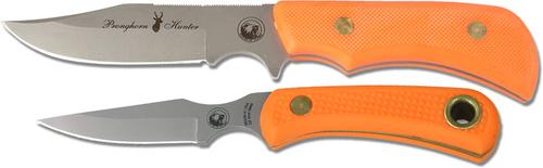 Knives of Alaska Pronghorn Hunter/Cub Bear Combo Fixed Blade Knives, Orange Suregrip (00200FG)