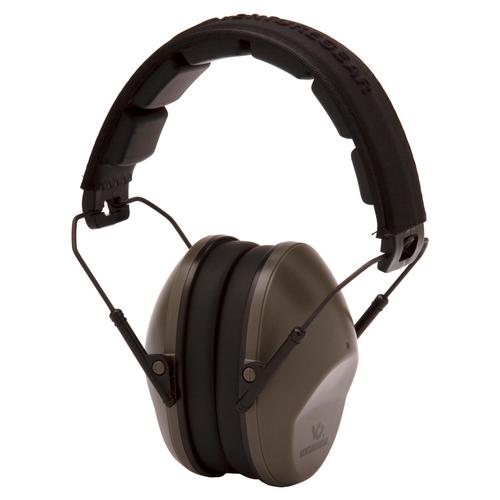Pyramex Venture Gear V90 Muff, Foam, 22 dB, Over the Head, OD Green, Adult, 1 Pair