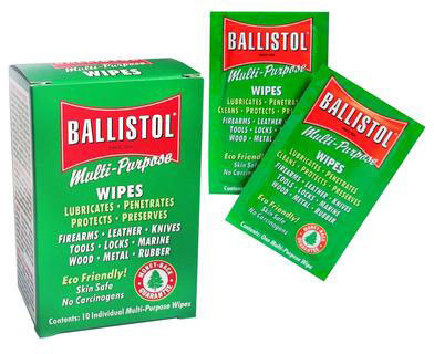 Ballistol Sportsman's Multi- Purpose Oil Wipes, 10 Pack (120106)