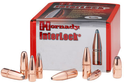 Hornady Rifle Bullet, 30 Caliber, .308", 150 Grain, Round Nose 100/Box (3035), Not Loaded