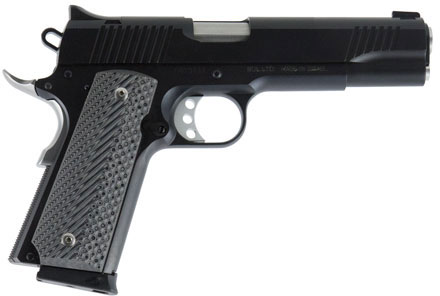Magnum Research Desert Eagle 1911 Pistol DE1911G, 45 Automatic Colt Pistol (ACP), 5.055 in, Wood Grip, Black Oxide Finish, 8 Rd