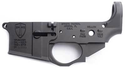 Spike's Tactical Crusader Logo AR15 Multi Cal Stripped Lower Receiver (STLS022)