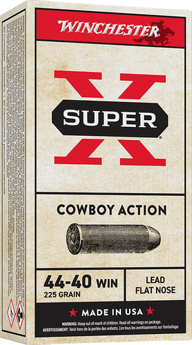 Winchester Cowboy Loads USA4440CB, 44-40 Winchester, Lead, 225 GR, 750 fps, 50 Rd/bx